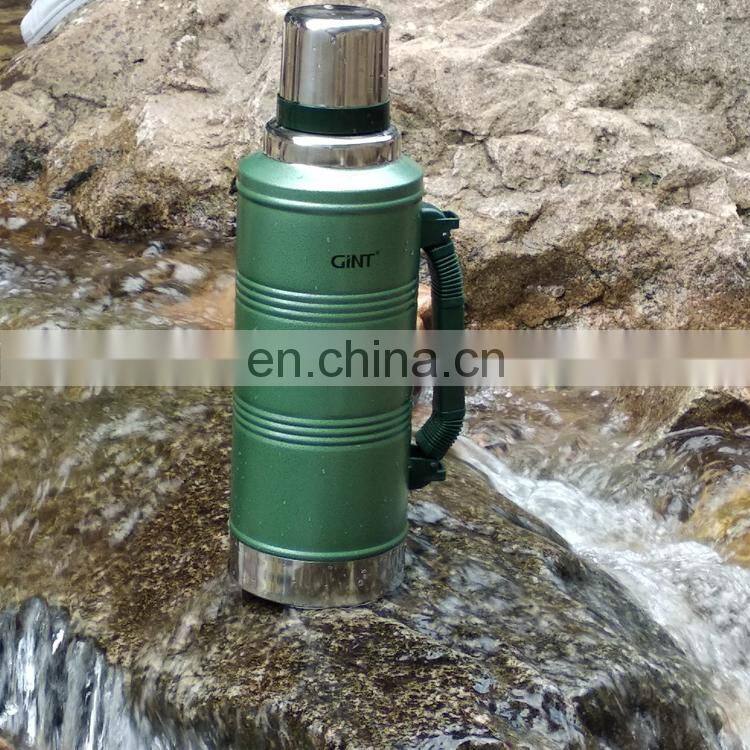 750ml Insulated outdoor Double wall sports vacuum with lid cup Camping bottle thermal water Flask Water cup Stainless steel