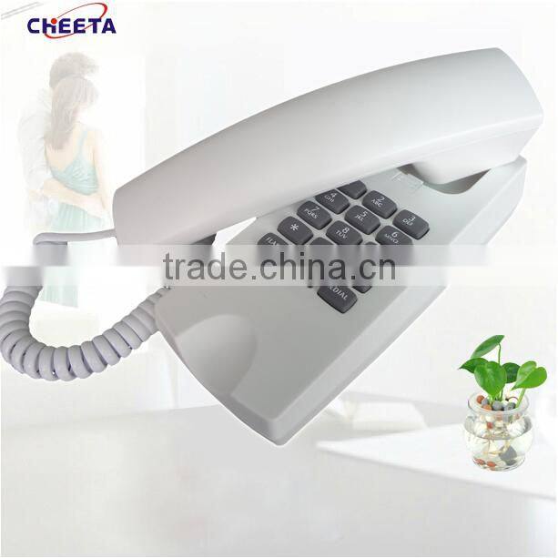 Corded analog telephone with anatel