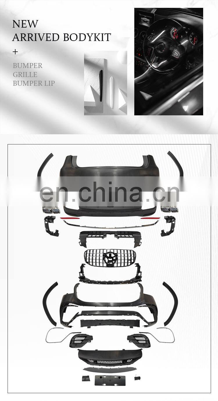 GBT Car bumpers for benz GLS 63 class automotive parts mercedes benz GLS class toppik kit X167