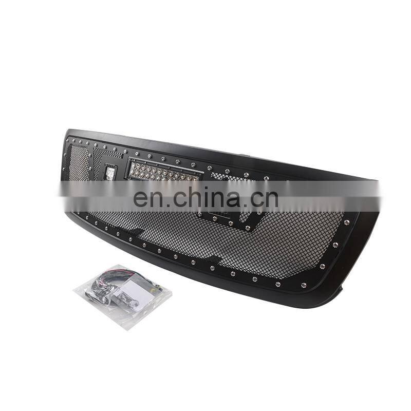 Front grille with light for Dodge Ram 1500 09-12 Grille for Dodge Ram pick up accessories from Maiker