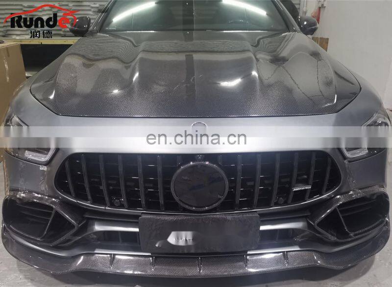 RUNDE Fashionable Design OEM New Carbon Fiber Bonnet Engine Hood For Mercedes-Benz AMG GT43 GT63S