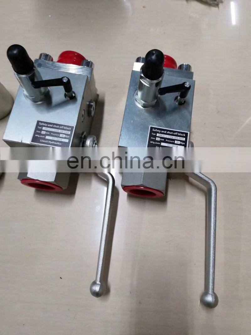 Hydraulic valve Block SAF32M12N210A-S309 Safety and Shut-off Block