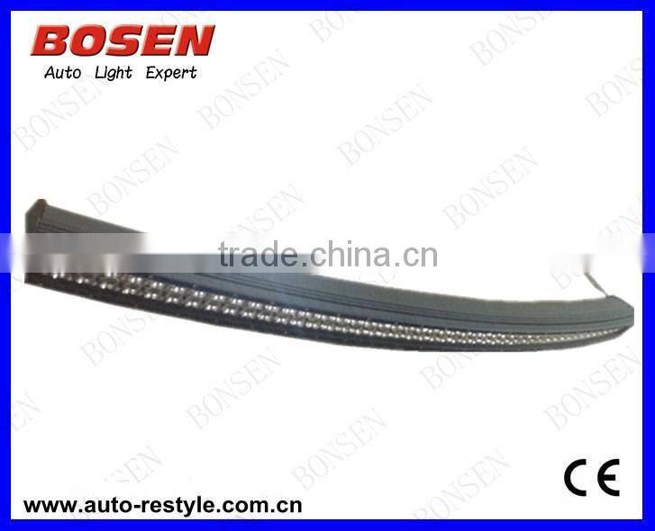 bowed curved 240W cree strob LED Light Bar off road heavy duty, indoor, factory,suv military,agriculture,marine,mining light