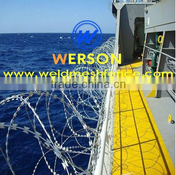 werson hot dipped galvanized welding concertina wire