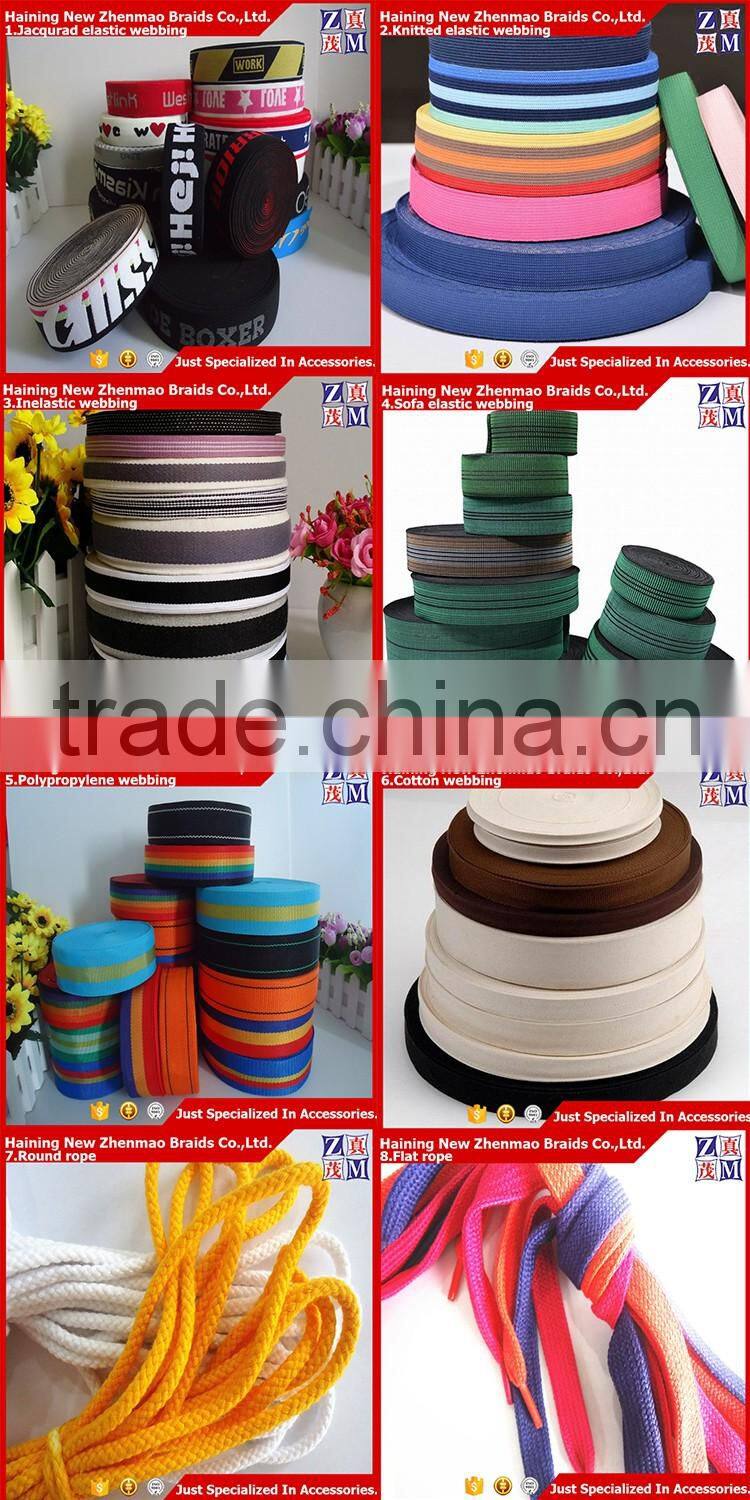 China Zhejiang wholesale 100% braided cotton rope