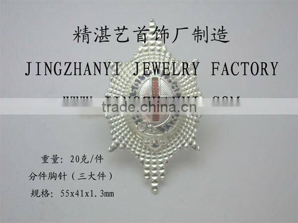 18K Gold Plating 925 Sterling Silver Brooch