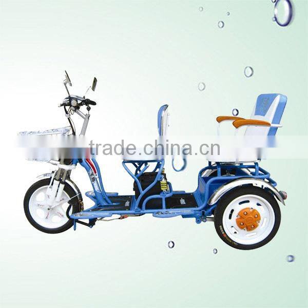 Factory direct sale hot 3 wheel 2 seat electric mobility scooter for sale
