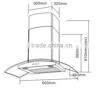 econimic range hood / cheap range hood