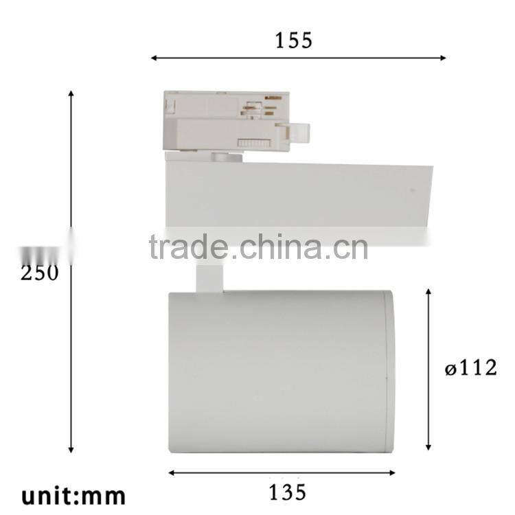 10w 20w 30w white COB led track light