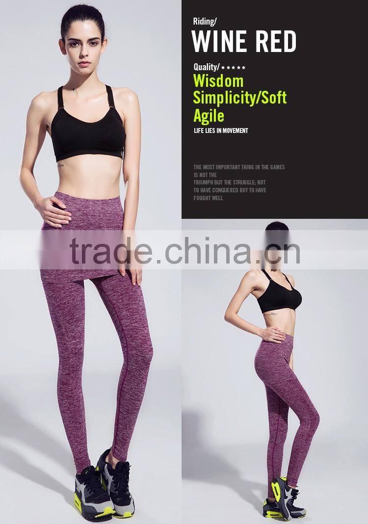 Latest style skinny sport joggers women trousers