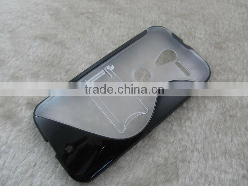 S line TPU PC cell phone case for moto XT1055