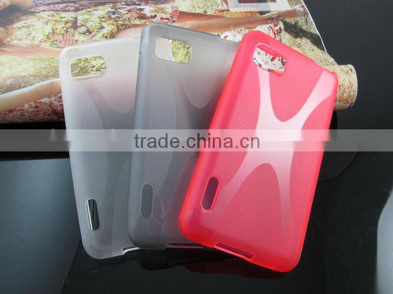 TPU X curve case for LG LS 720 MS659