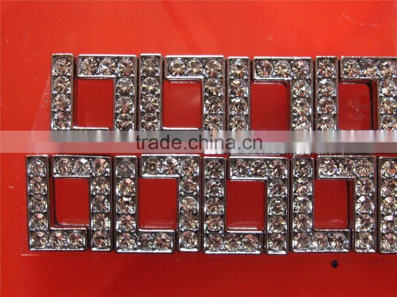 In stock fast delivery diamante slide letters 10mm