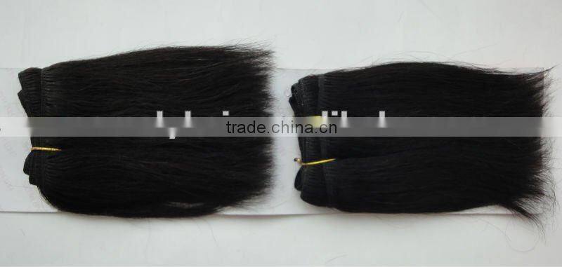 New Fashion Human Hair Weaving Yaki PERM 4''