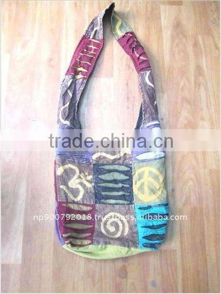 Nepal Stone Wash Cotton Handbag