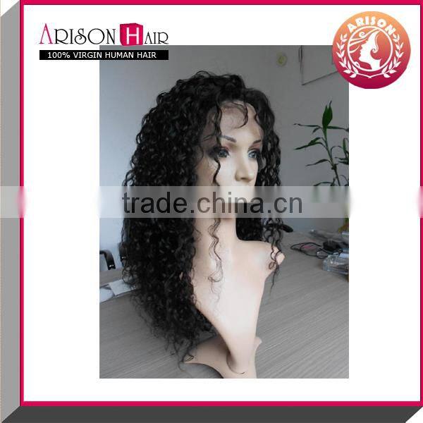 Top quality brazilian body wave hair for black women synthetic lace front wig
