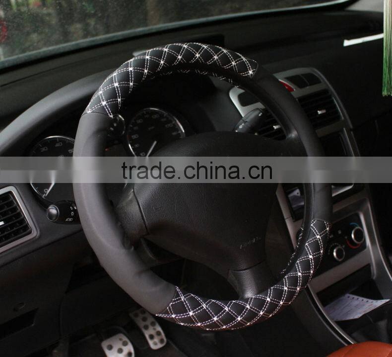 pu glow in the dark swift car steering wheel cover