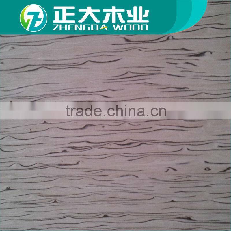 ZhengDa Engineered Wood Veneer Laminated MDF3d Boards