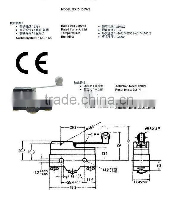 Elevator Limit Switch, Elevator Parts