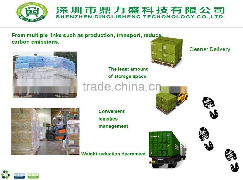 Recyclable air packing container dunnage craft paper dunnage bag