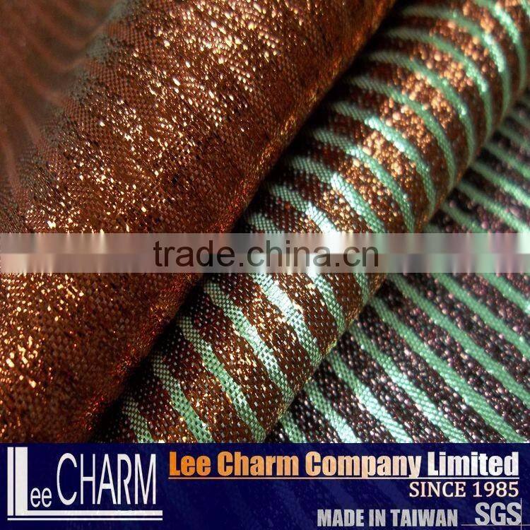 Polyester Metallic Jacquard Fabric for Garment