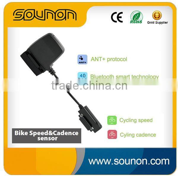 Bluetooth ANT+ Bike Cadence Sensor Bicycle Speed Cadence Sensor