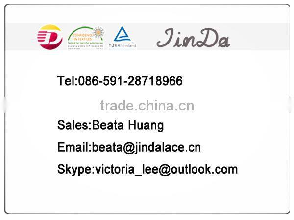 Fashionable swiss voile white wedding lace for clothes making