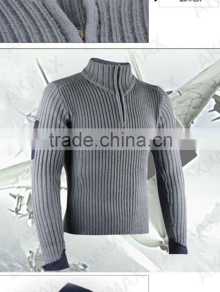 Government Issue Military Wool Sweater For Outdoor Use