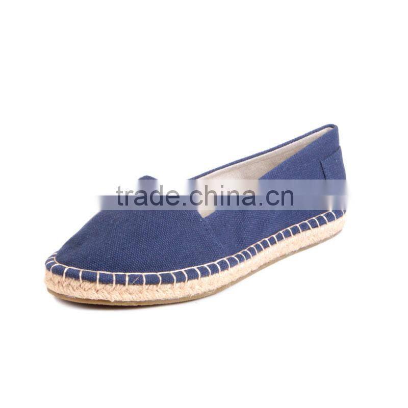 Women Fashion Slip-on cloth shoes Female Jute Casual Shoe Women Wave Pattern Flast Street Snap Soft Loafer Shoes