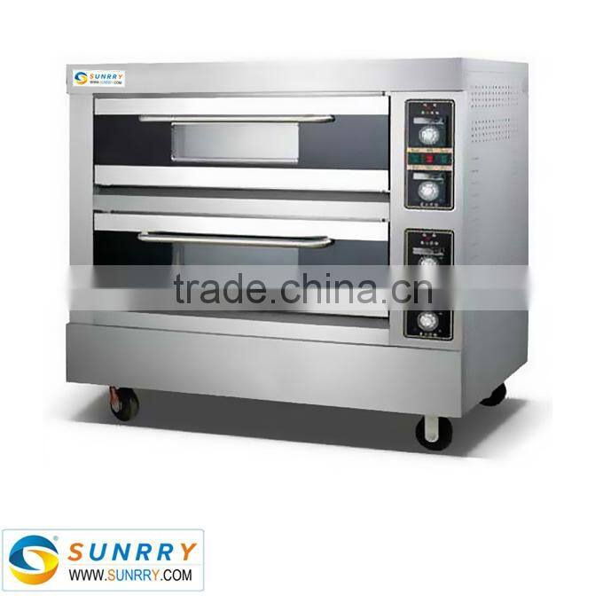 2015 New kitchen equipment two decks two trays commercial price bread electric baking oven used for bakery