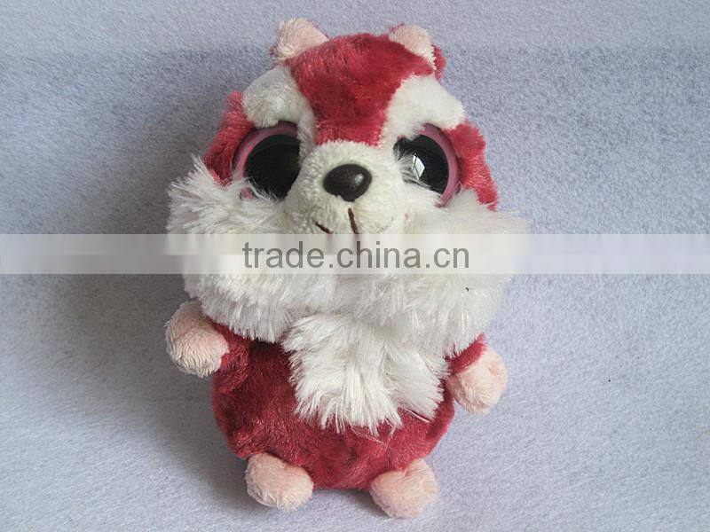 2014Hot Sale Plush Animal Big Eyes The red squirrel soft toys