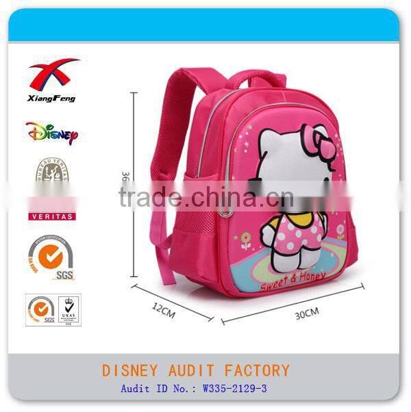Hello kitty child school bag girls cute backpack