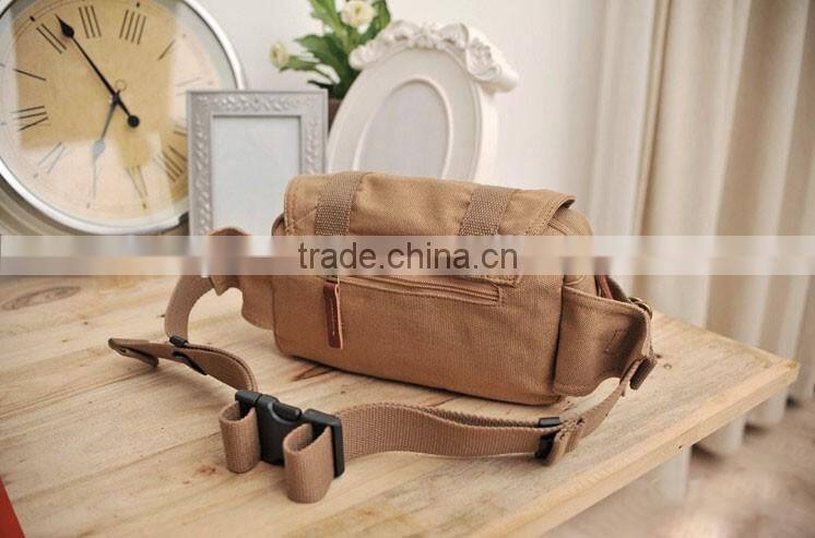 2016 Alibaba express china canvas waist bag wear canvas waist fashionable waist bag