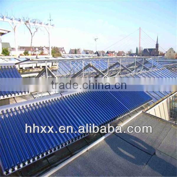 vacum tube solar collector project for swimming pool