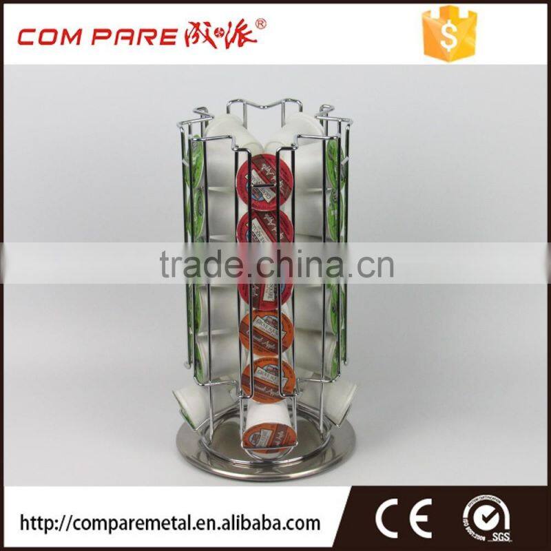 High quality metal K-cup coffee pod rack