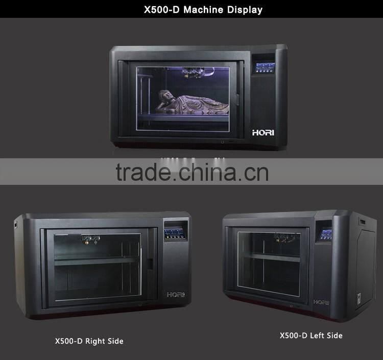 HORI X500-D 3d colorful printer large scale 3d printer PLA 3d printer