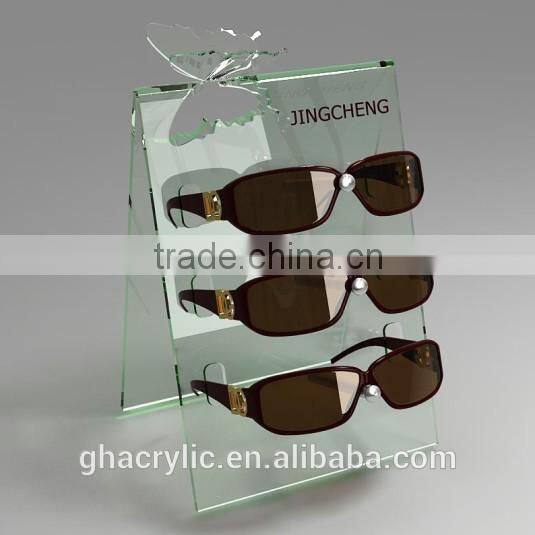 ny Design clear acrylic make up dispaly rack ,top grade acrylic display rack