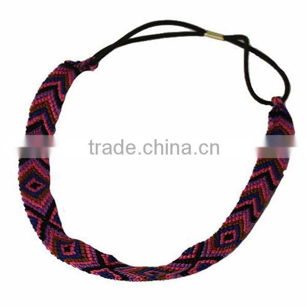 ROYAL BLUE & YELLOW STRETCH HEADBAND FASHION HAIR JEWELRY