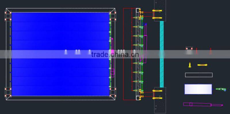 sun shade decorative aerofoil louvre fence