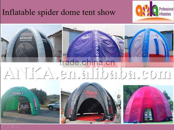 Trade show tent type giant inflatable colorful tent for sales