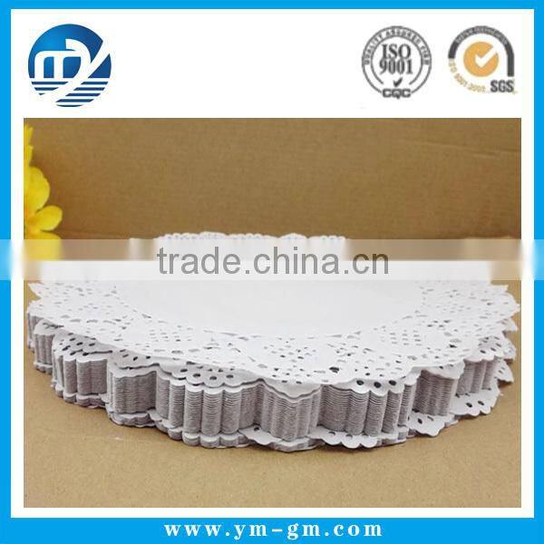 White Color Square Lace Paper Doilies