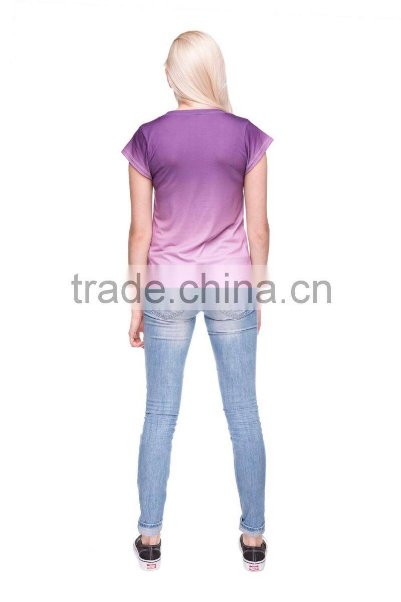 OEM New Arrived 3D Print Latest Custom T shirt Designs for Girls China Suppliers