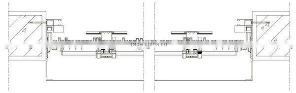 Steel insulated roller shutter door with foam slats