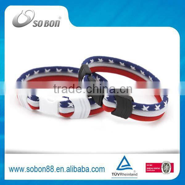 energy fashion national flag bracelet country flags ion balance bracelet