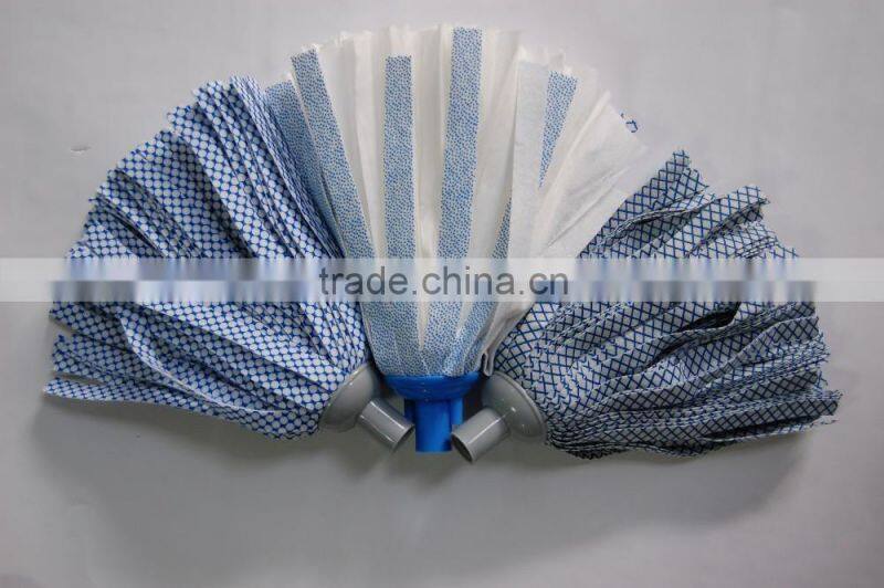 Non-woven Cleaning Cloth with the plastic head for Mophead