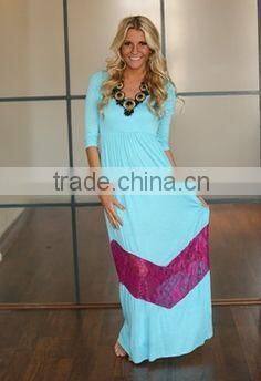 Mommy and me maxi dress cheap matching dress design kids wholesale casual maxi dress