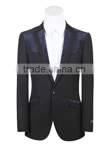 High quality polyester men's blazer men's office suit jacket suit wolesale
