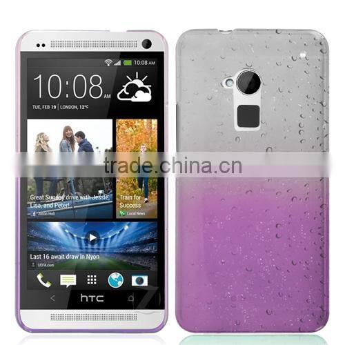3D raindrop mobile phone hard case cover for HTC one max T6