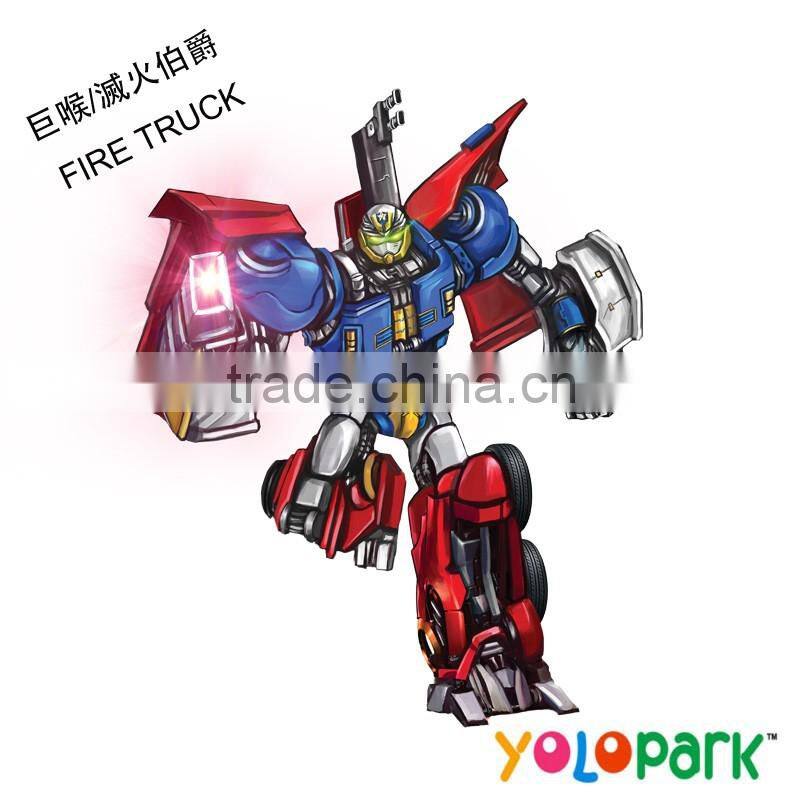 2016 New Items Intelligent Transformation Robot Toys For Kids factory Robot kids fighting robot