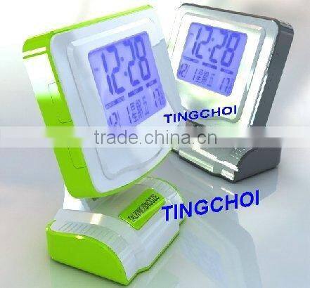 digital talking chime alarm clock with calendar